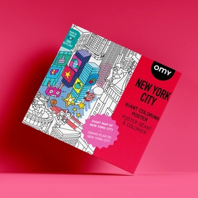 Giant Coloring Poster Folded NYC