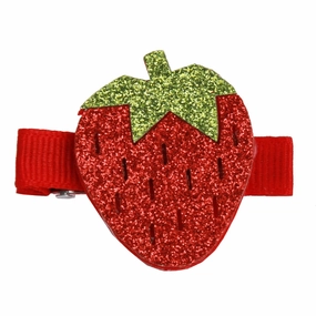 Glitter Strawberry Clip