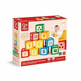 Grip-n-Stack Silicone & Wood Blocks