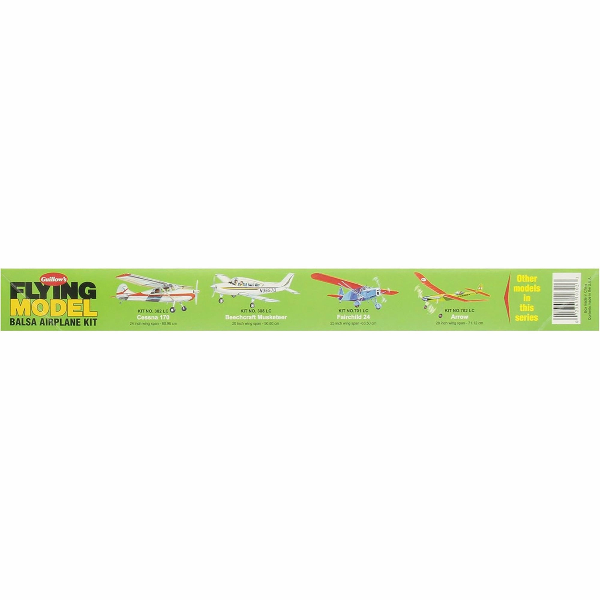 Guillow's Cessna 170 1/18 Scale Balsa Model Airplane Kit