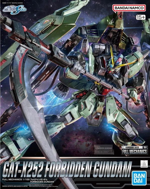 Gundam 1/100 Full Mechanics SEED GAT-X252 Forbidden Gundam Model Kit