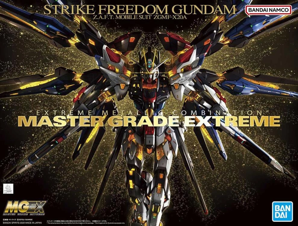 Gundam 1/100 MGEX Seed Destiny ZGMF-X20A Strike Freedom Gundam Model Kit