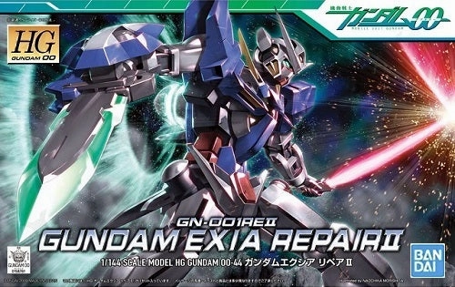Gundam 1/144 HG 00 #44 GN-001REII Gundam Exia Repair II Model Kit