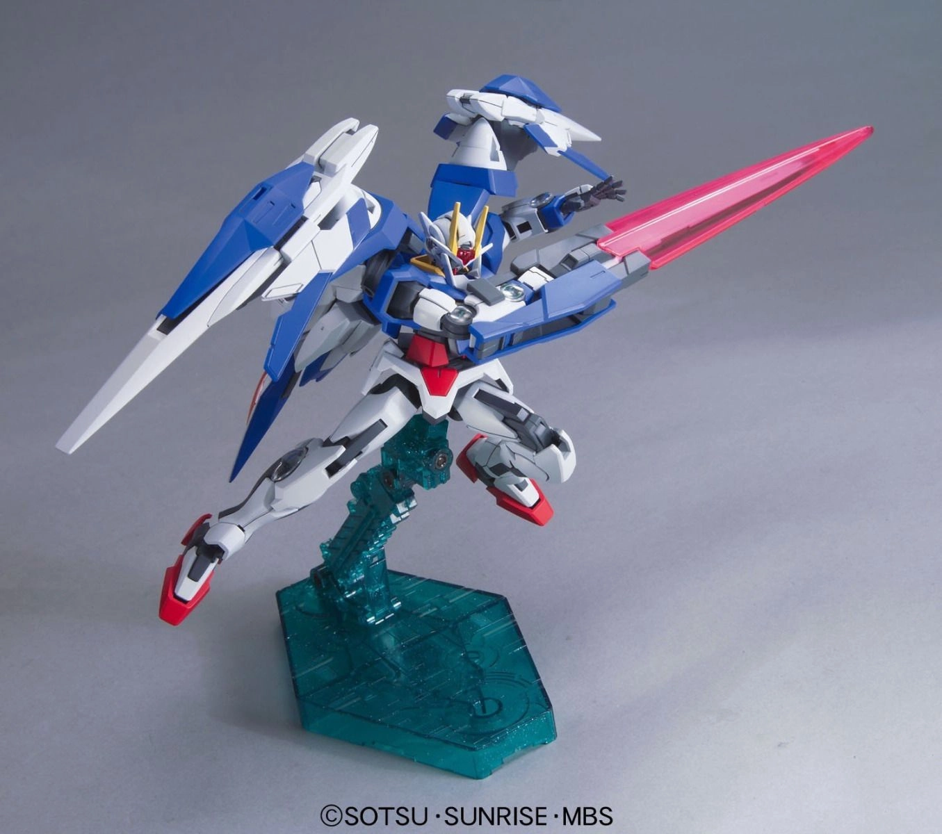 Gundam 1/144 HG 00 #54 GN-0000 GNR-010 00 Raiser   GN Sword III Model Kit