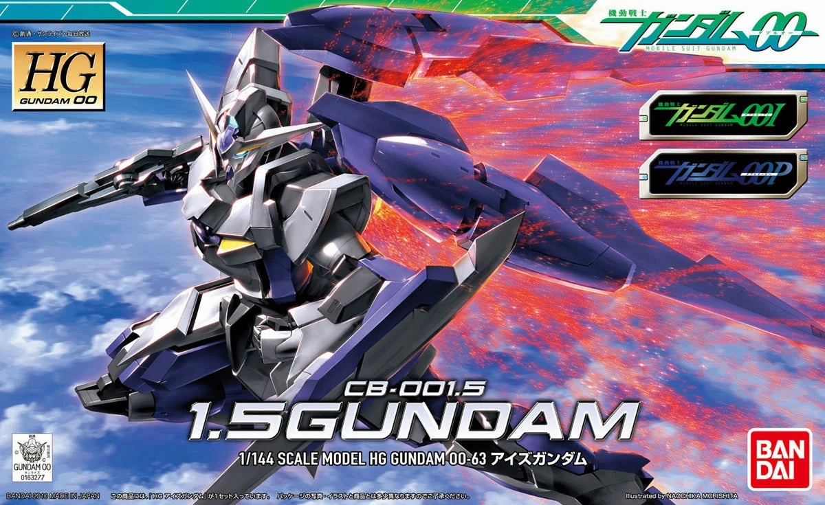 Gundam 1/144 HG 00 #63 CB-001.5 1.5 Gundam Model Kit