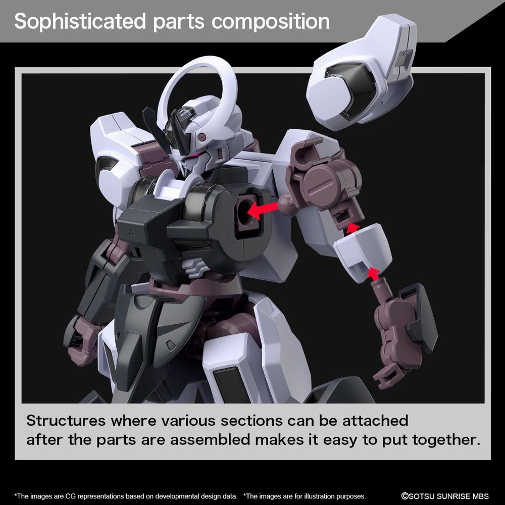 Gundam 1/144 HG WFM #25 MDX-0003 Gundam Schwarzette Model Kit
