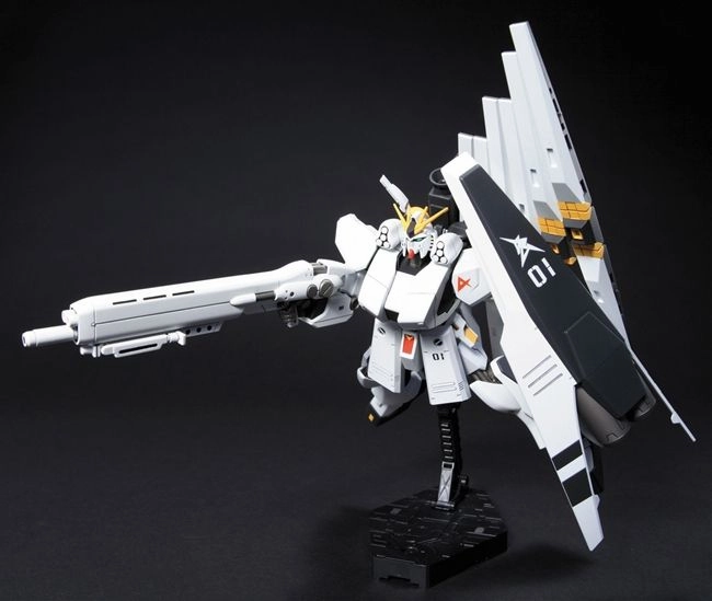 Gundam 1/144 HGUC #093 Char's Counterattack MSV FA-93HWS Nu Gundam HWS (Heavy Weapon System) Model Kit