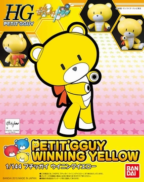 Gundam HGPG Petit'Gguy #03 Petit'Gguy Winning Yellow Build Fighters Bear Guy Model Kit