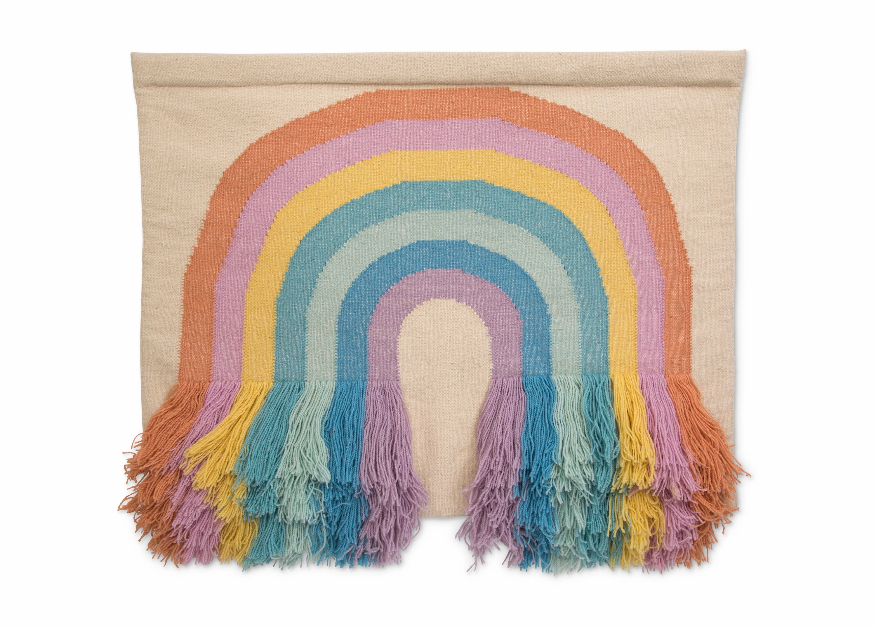 Handwoven Rainbow Wall Hanging