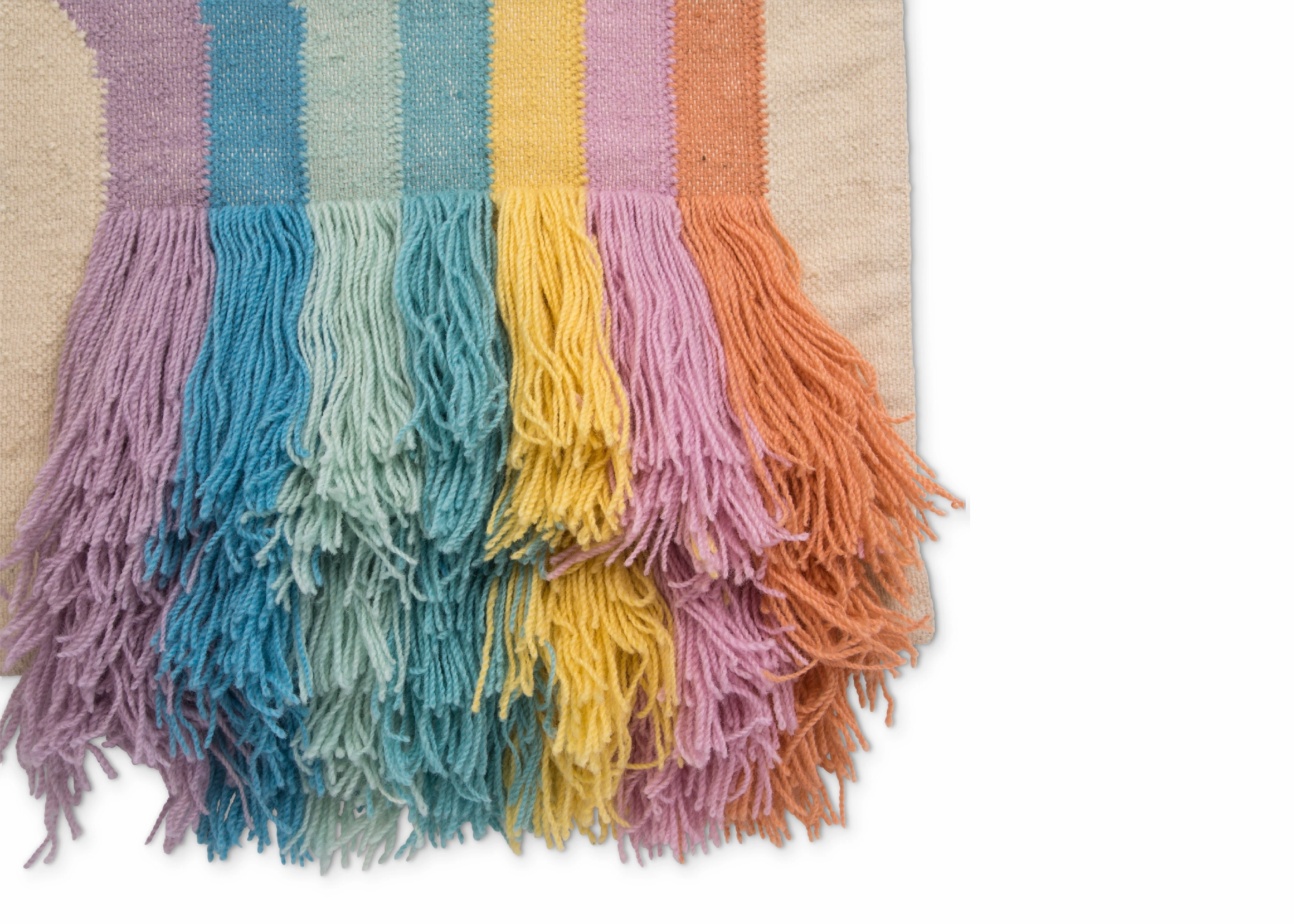 Handwoven Rainbow Wall Hanging