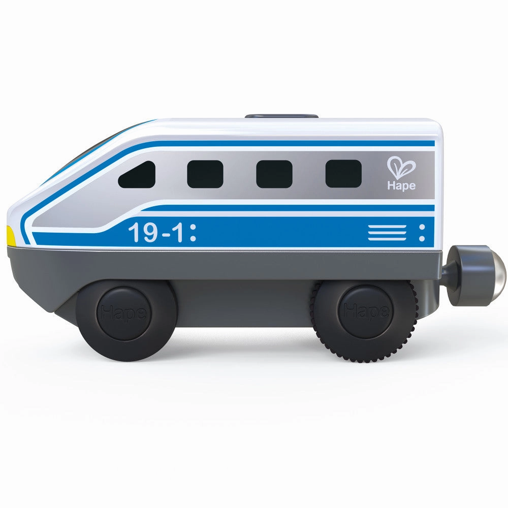 Hape Intercity - Battery-Operated Locomotive Set - Vibrant Colors