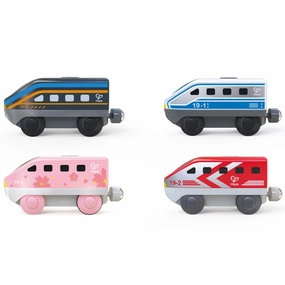 Hape Intercity - Battery-Operated Locomotive Set - Vibrant Colors
