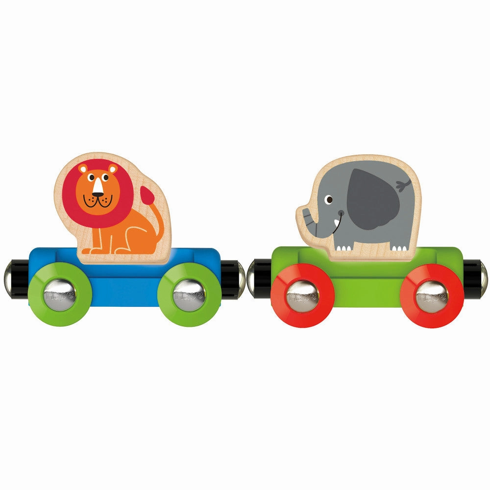 Hape Jungle Journey Train Set - Magnetic Animal Adventure