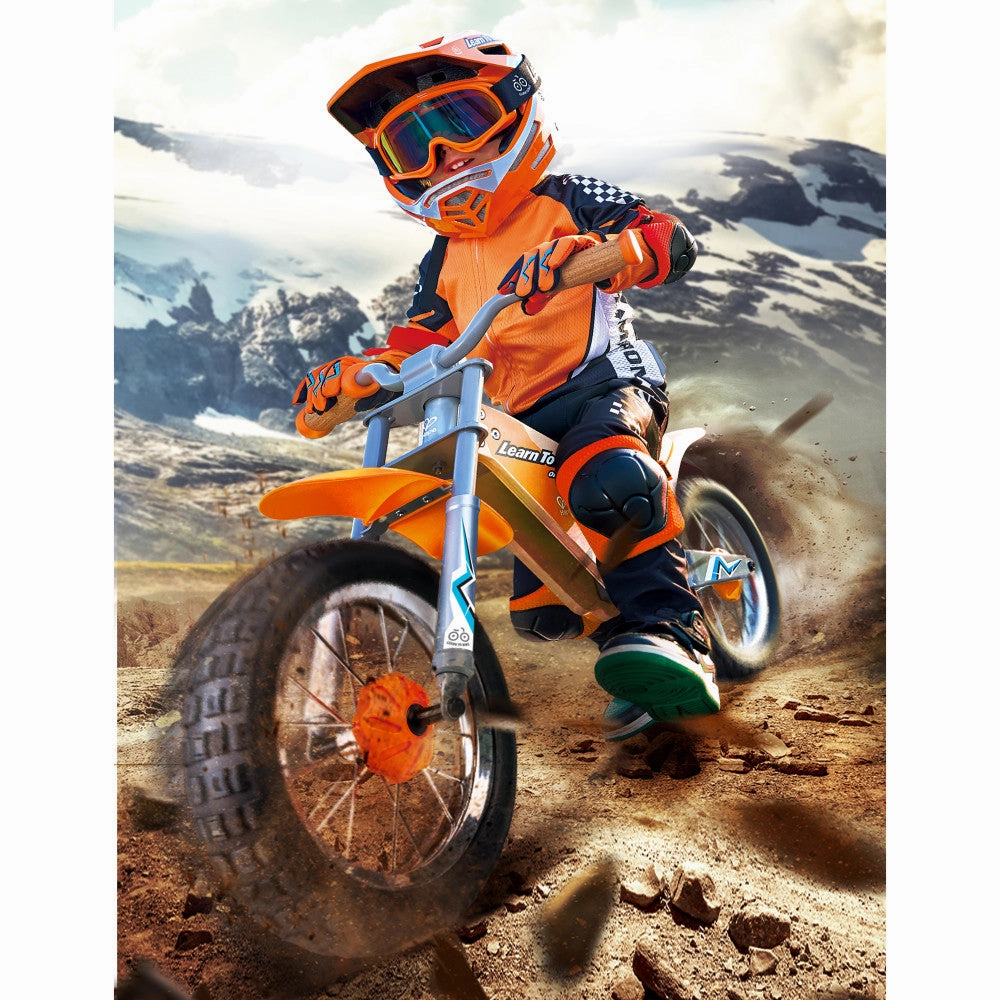 Hape Off-Road Balance Bike - Orange Adventure Rider
