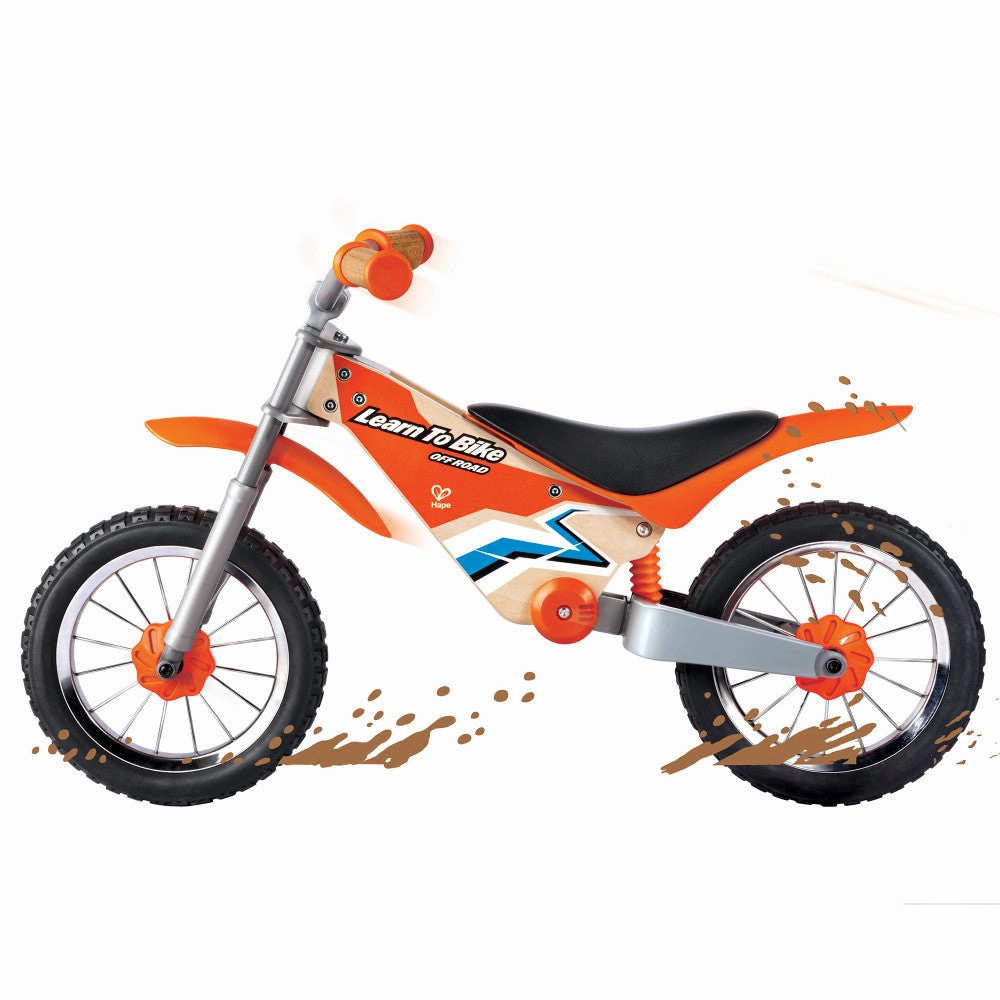 Hape Off-Road Balance Bike - Orange Adventure Rider