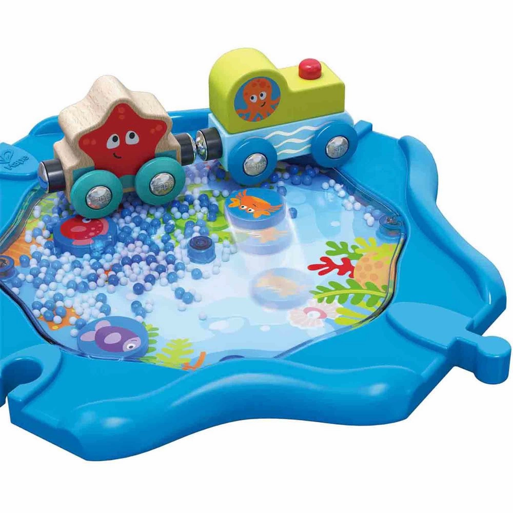 Hape Undersea Adventure Wooden Train Set - Figure 8 Track