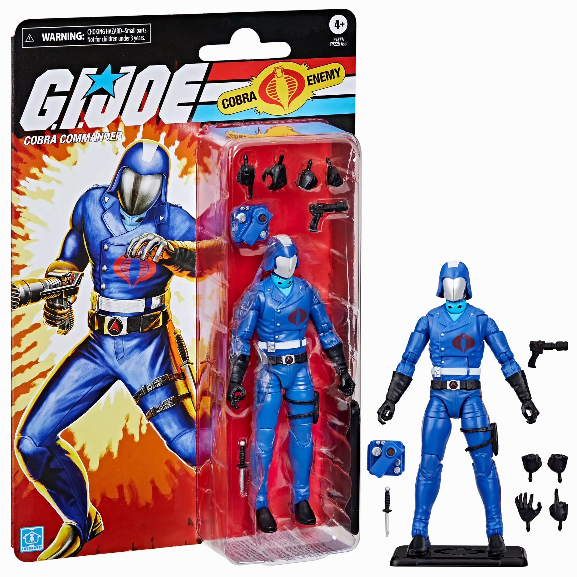 Hasbro G.I. Joe Classified Retro Cardback Cobra Commander Action Figure