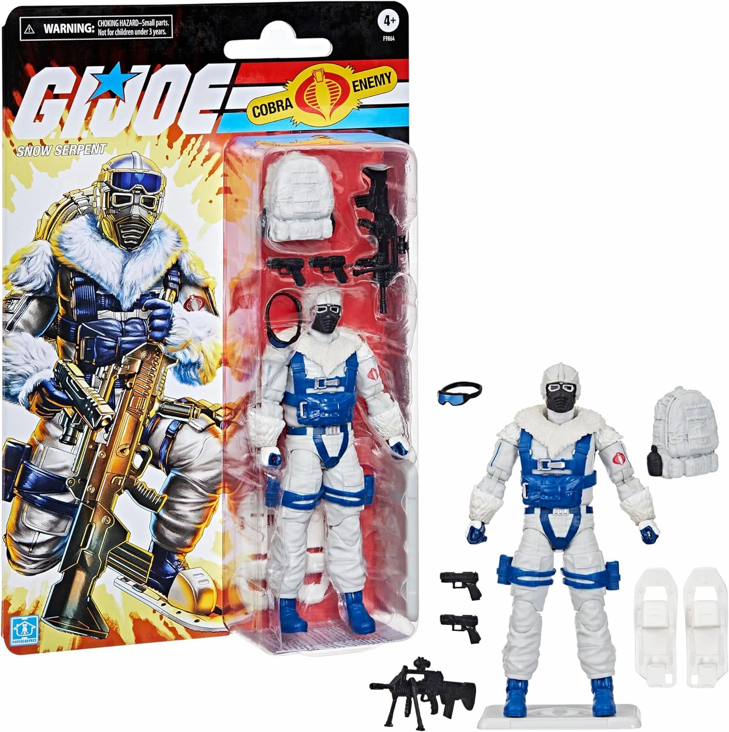 Hasbro G.I. Joe Classified Retro Cardback Snow Serpent Action Figure