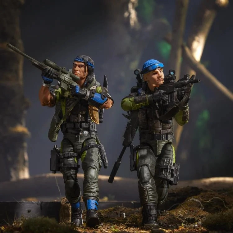 Hasbro G.I. Joe Classified Series #128 Low-Light, Spirit Iron-Knife and Niyol Action Figure