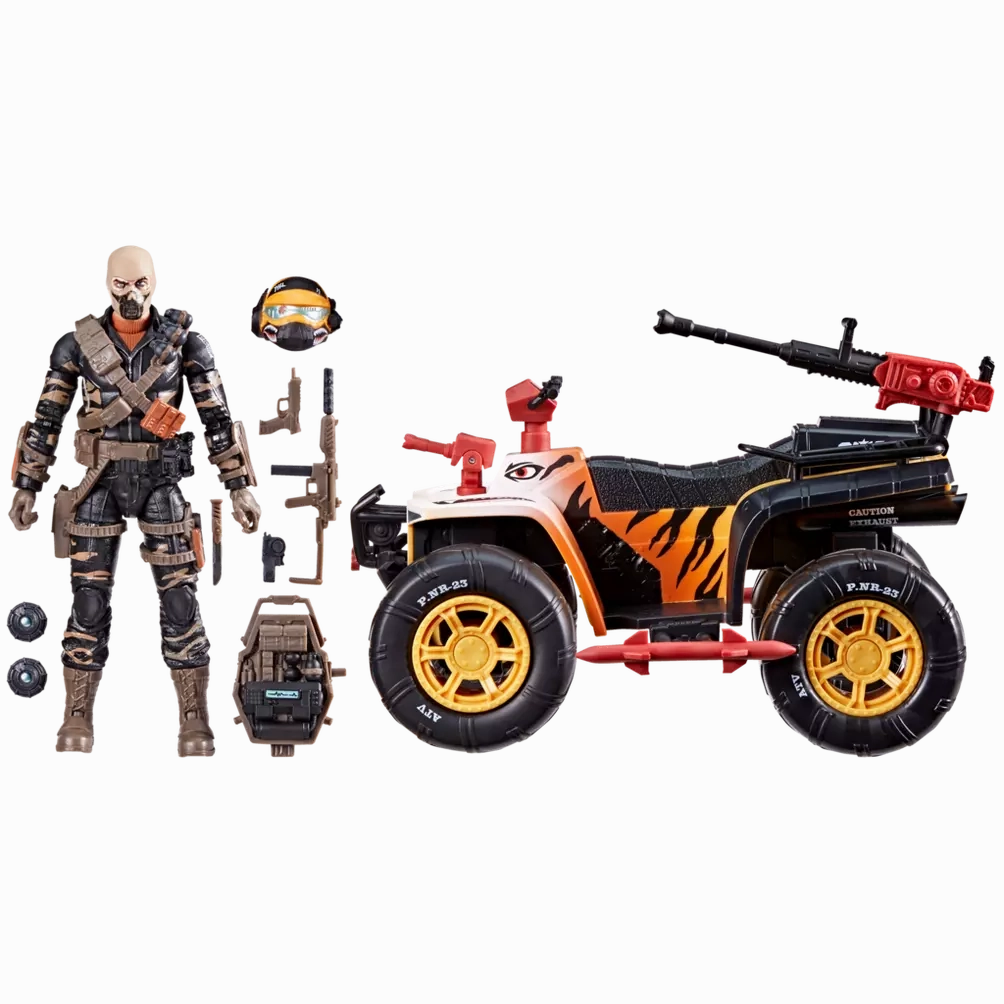 Hasbro G.I. Joe Classified Series #137 Wreckage and Tiger Paw Vehicle and Action Figure
