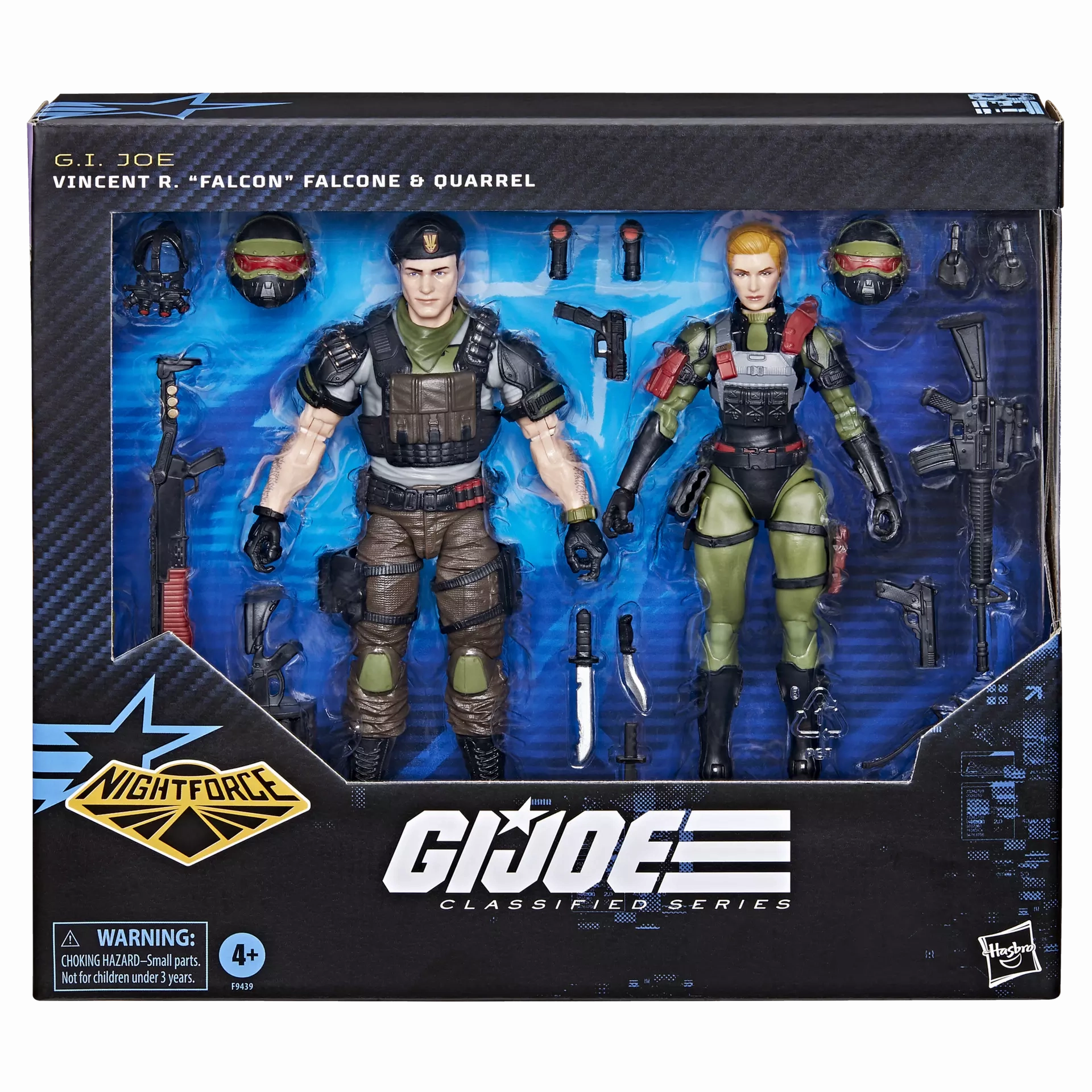 Hasbro G.I. Joe Classified Series #138 Vincent R Falcon Falcone and Quarrel Action Figure