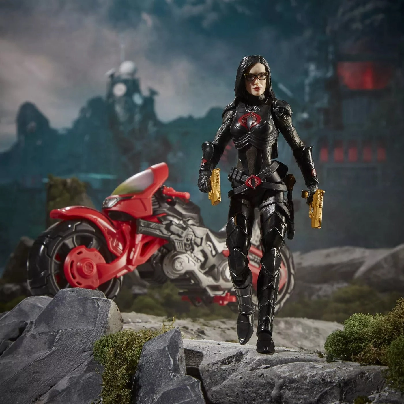 Hasbro G.I. Joe Classified Series #13 Baroness with Cobra C.O.I.L Vehicle Action Figure