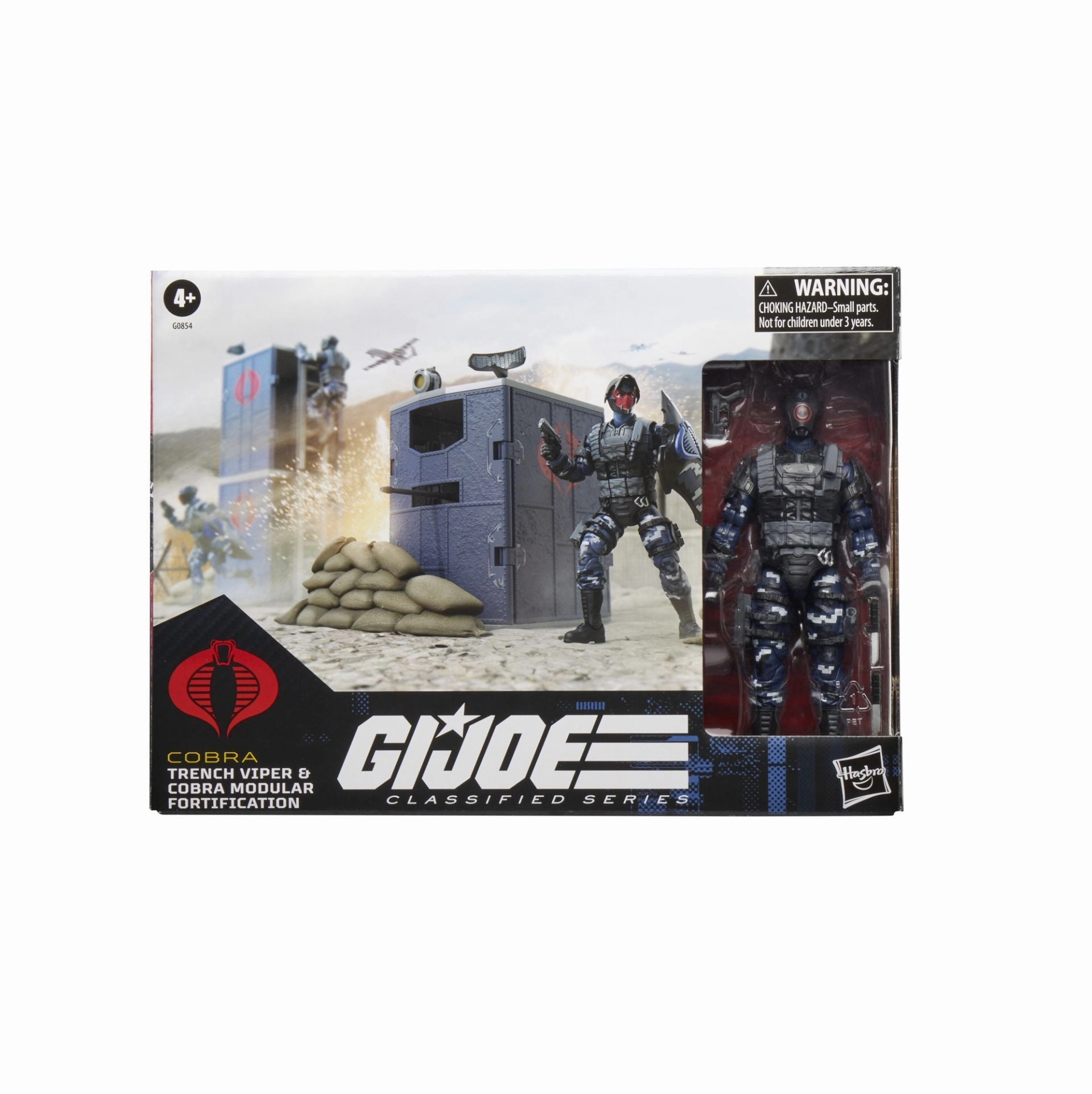 Hasbro G.I. Joe Classified Series #151 Trench Viper and Cobra Modular Fortification Action Figure