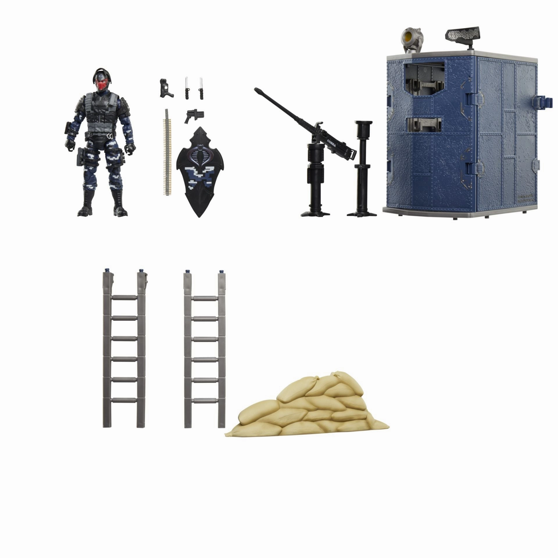 Hasbro G.I. Joe Classified Series #151 Trench Viper and Cobra Modular Fortification Action Figure