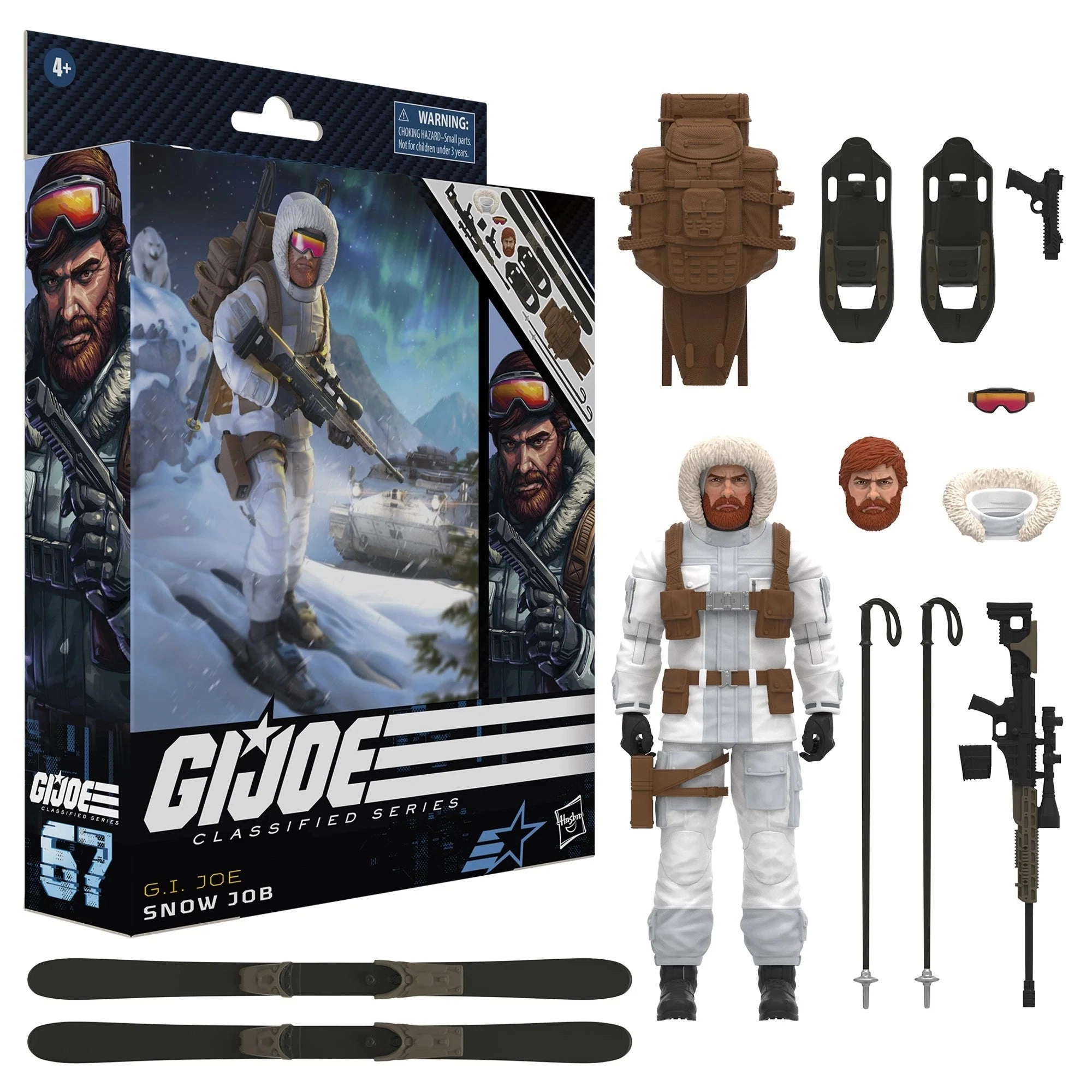 Hasbro G.I. Joe Classified Series #67 Snow Job Action Figure