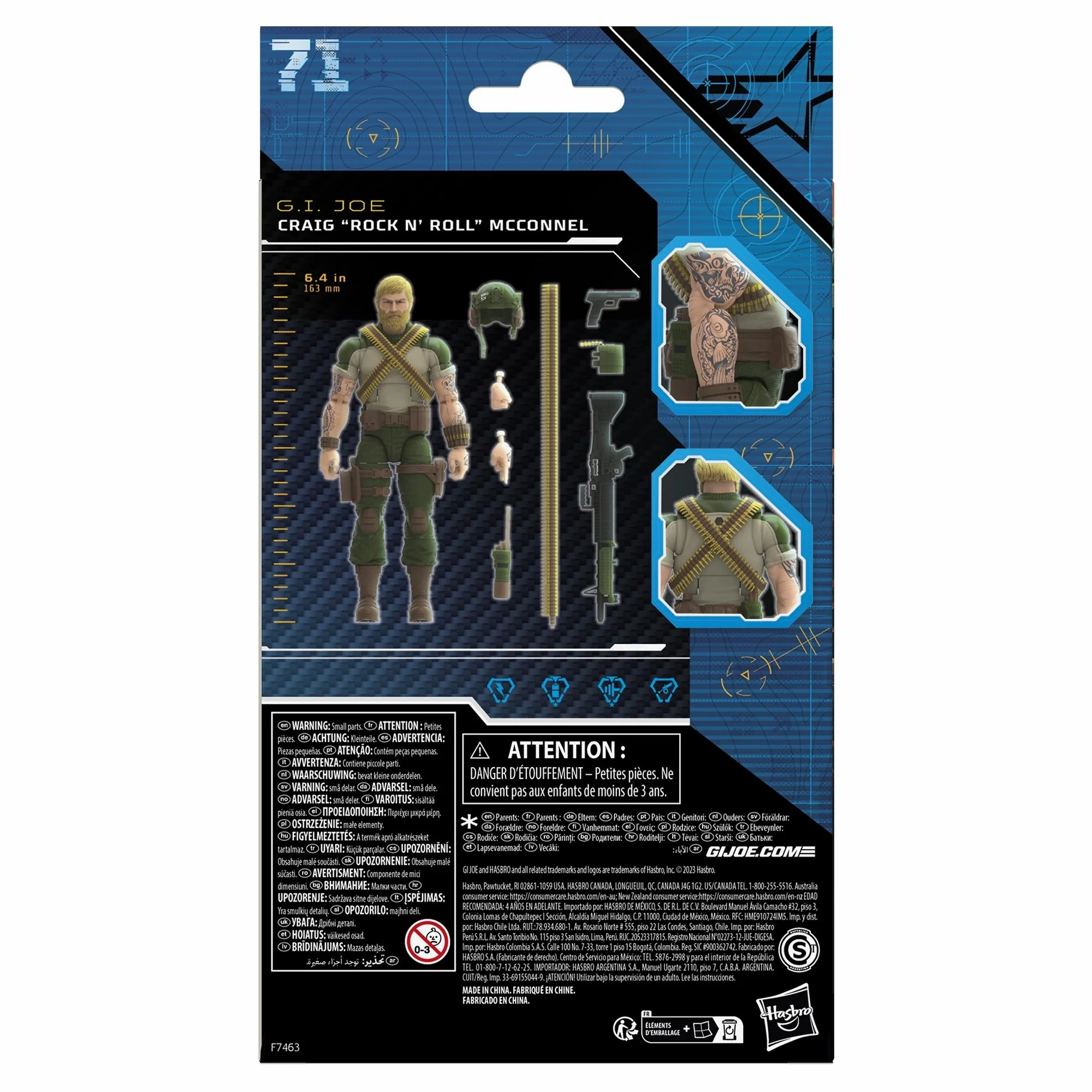 Hasbro G.I. Joe Classified Series #71 Craig "Rock 'N Roll" McConnel Action Figure