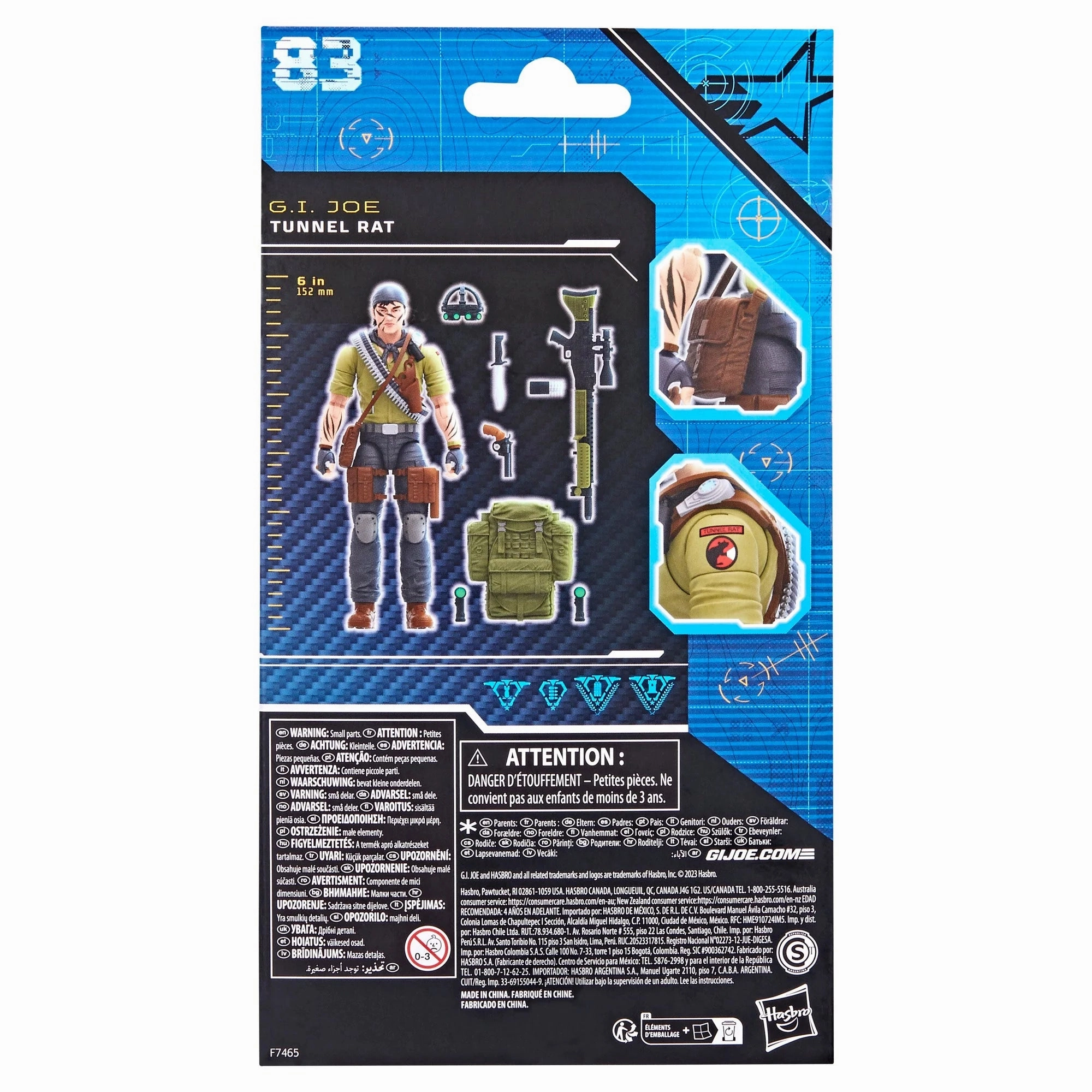 Hasbro G.I. Joe Classified Series #83 Tunnel Rat Action Figure