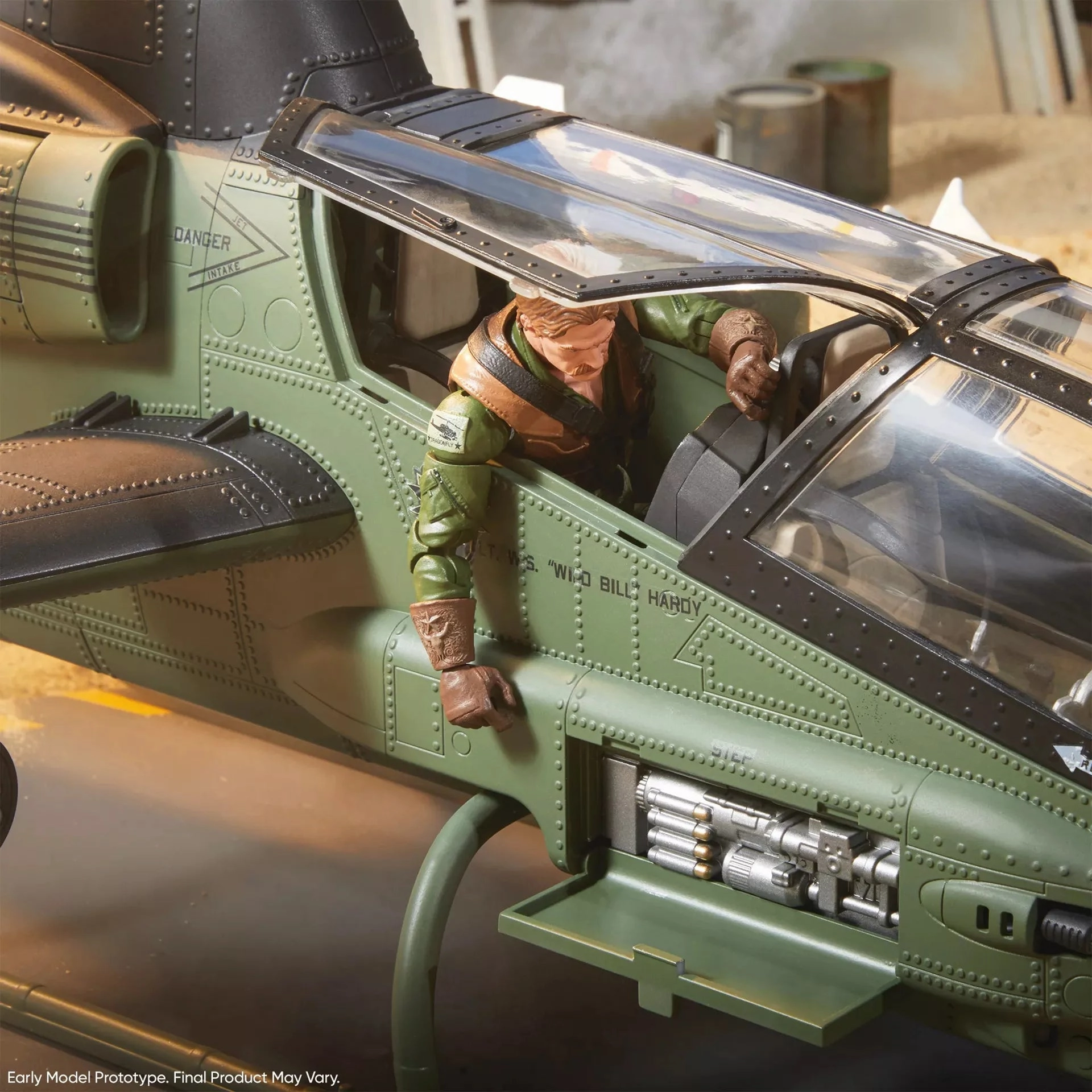 Hasbro G.I. Joe Classified Series Assault Copter Dragonfly (XH-1) Haslab Exclusive Action Figure (All Tiers Unlocked)