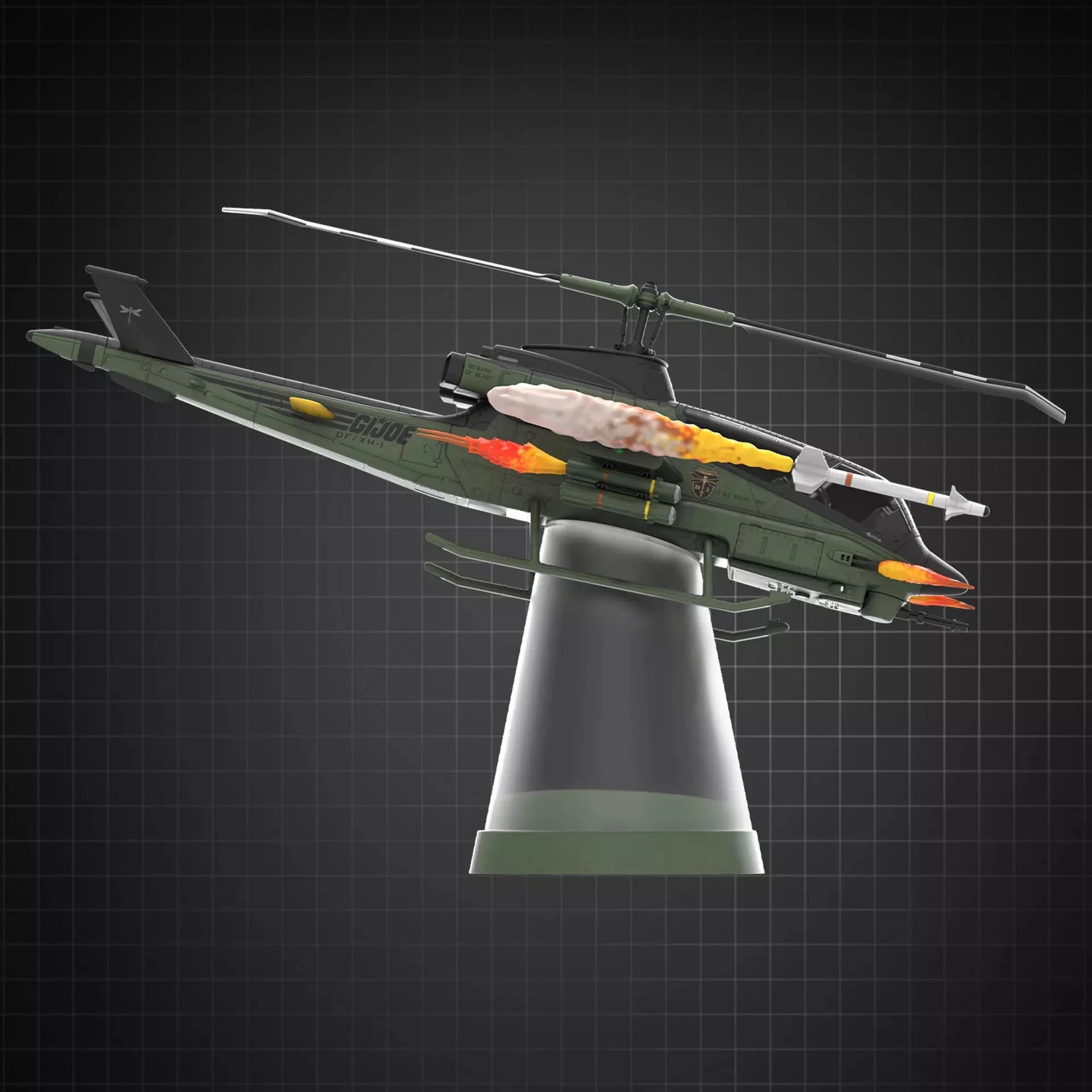Hasbro G.I. Joe Classified Series Assault Copter Dragonfly (XH-1) Haslab Exclusive Action Figure (All Tiers Unlocked)