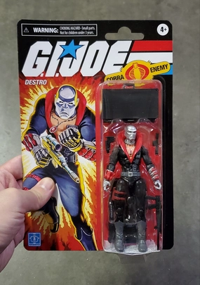 Hasbro Retro G.I. Joe Destro Walmart Exclusive Action Figure
