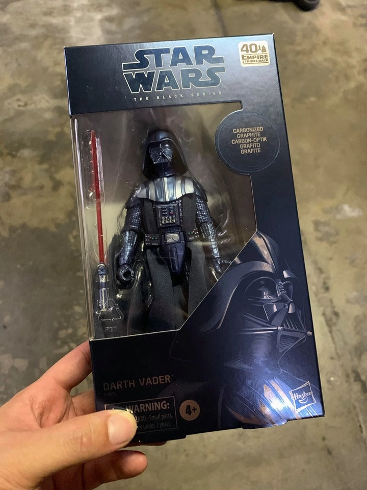 Hasbro Star Wars Black Series 40th Carbonized Graphite Darth Vader Exclusive 6 Inch Action Figure