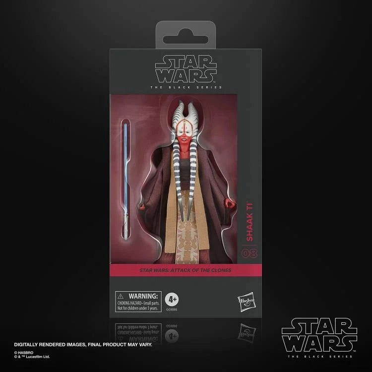 Hasbro Star Wars Black Series Attack of the Clones Shaak Ti 6 Inch Action Figure