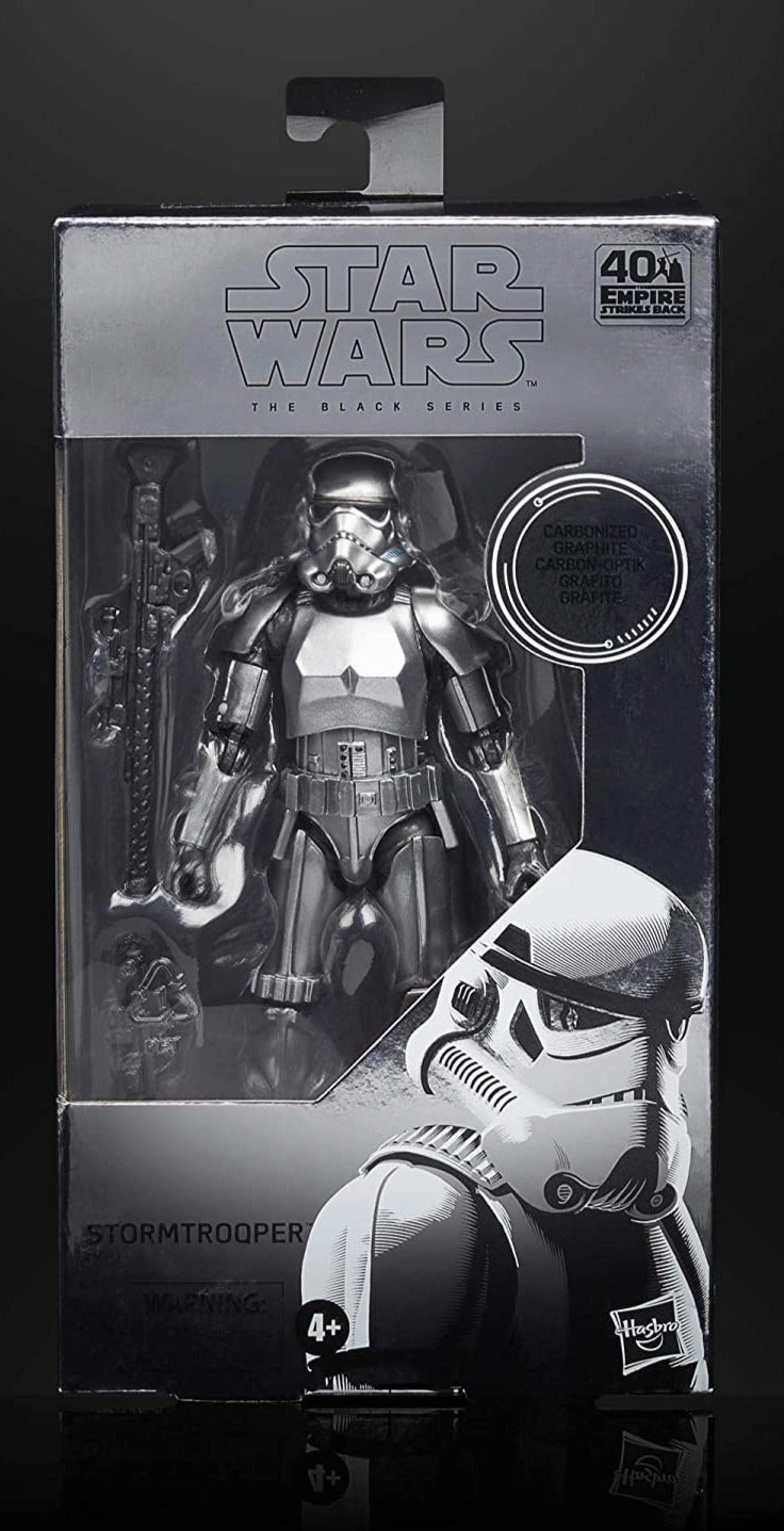 Hasbro Star Wars Black Series Carbonized Graphite Stormtrooper Exclusive 6 Inch Action Figure