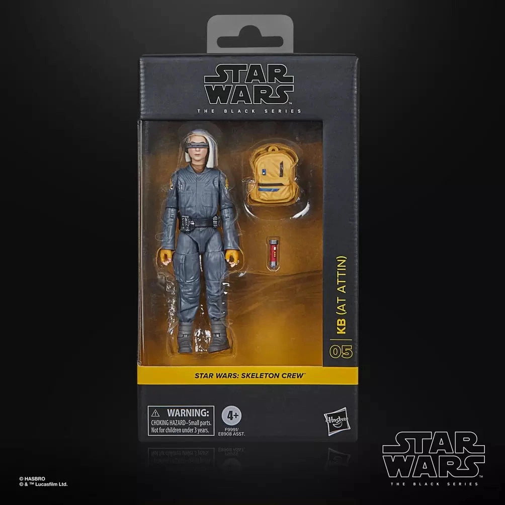 Hasbro Star Wars Black Series Skeleton Crew 05 KB At Attin 6 Inch Action Figure