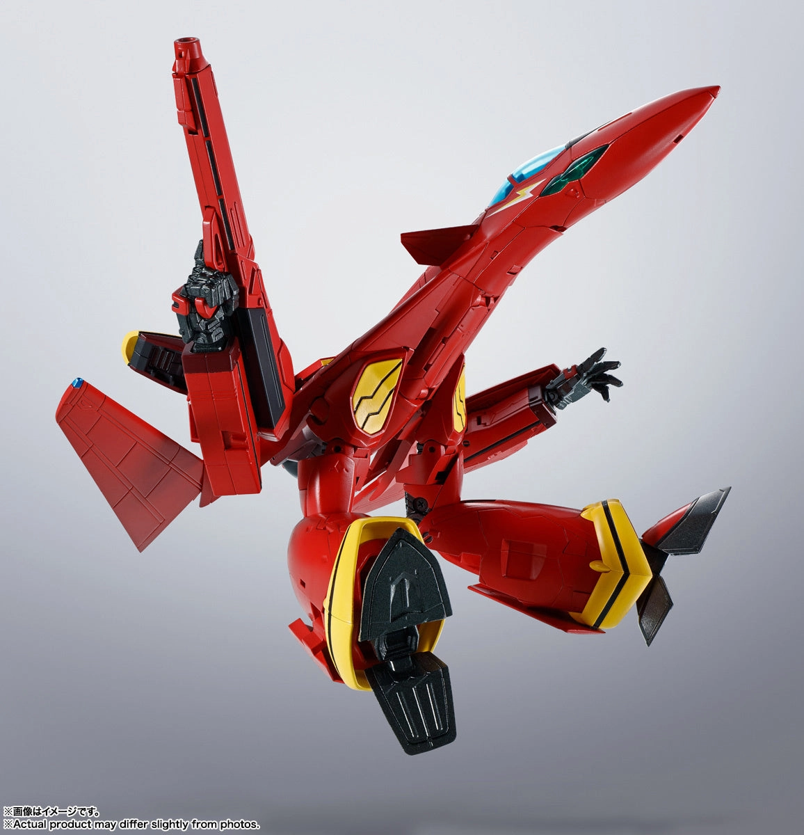 Hi-Metal R Macross 7 VF-19 Custom Fire Valkyrie Die Cast Action Figure