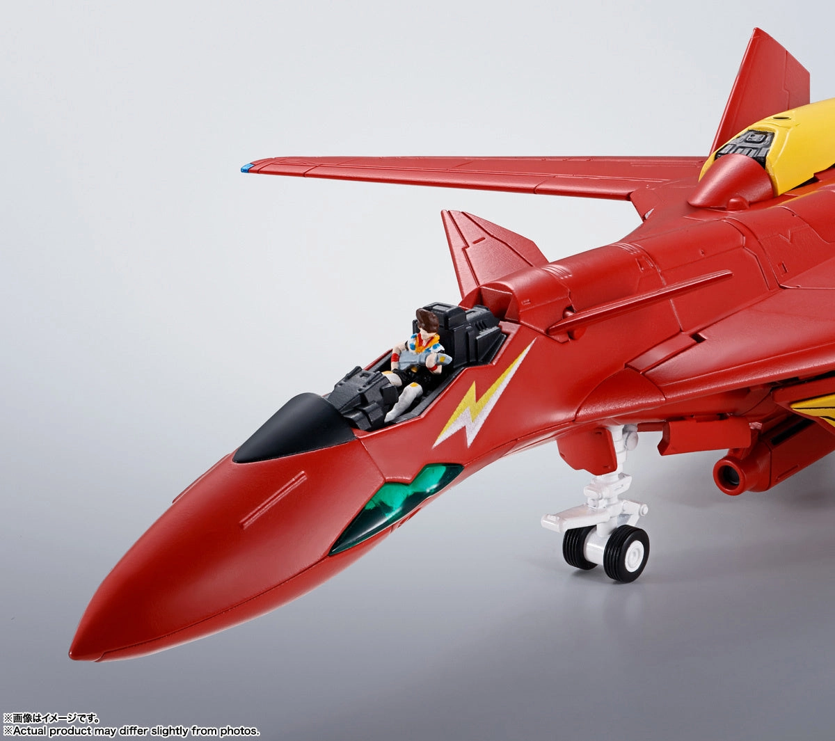 Hi-Metal R Macross 7 VF-19 Custom Fire Valkyrie Die Cast Action Figure
