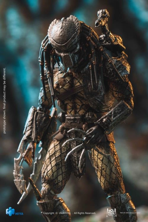 Hiya Toys 1/18 Alien vs. Predator AVP PX Exclusive Temple Guard Predator Action Figure