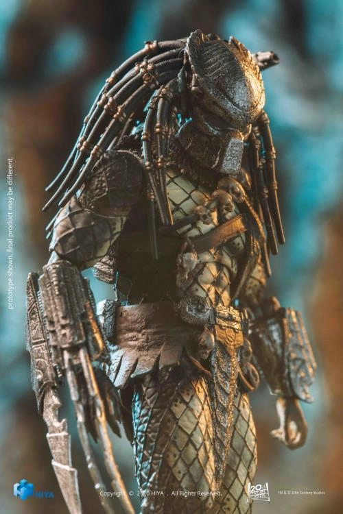 Hiya Toys 1/18 Alien vs. Predator AVP PX Exclusive Temple Guard Predator Action Figure