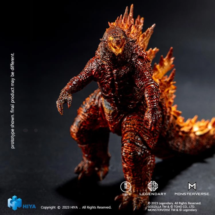 Hiya Toys 1/18 Godzilla: King of the Monsters Burning Godzilla Action Figure