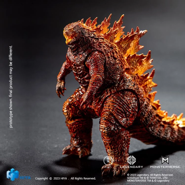 Hiya Toys 1/18 Godzilla: King of the Monsters Burning Godzilla Action Figure