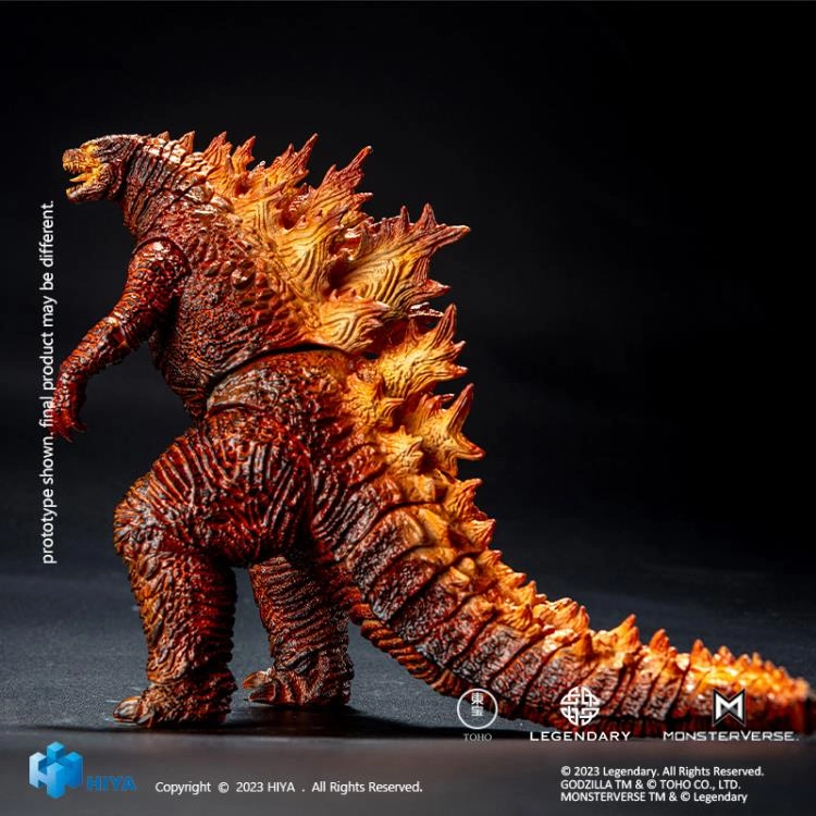 Hiya Toys 1/18 Godzilla: King of the Monsters Burning Godzilla Action Figure
