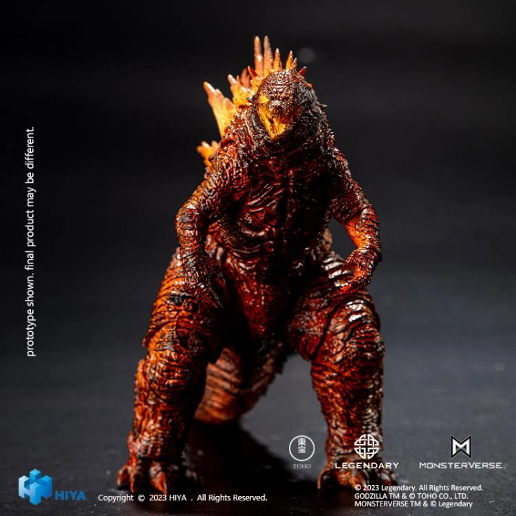 Hiya Toys 1/18 Godzilla: King of the Monsters Burning Godzilla Action Figure
