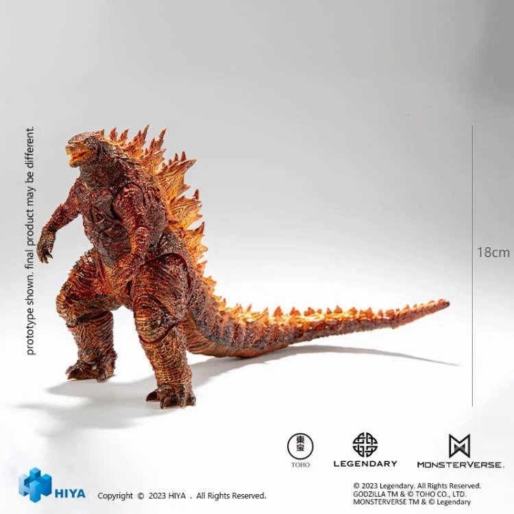 Hiya Toys 1/18 Godzilla: King of the Monsters Burning Godzilla Action Figure