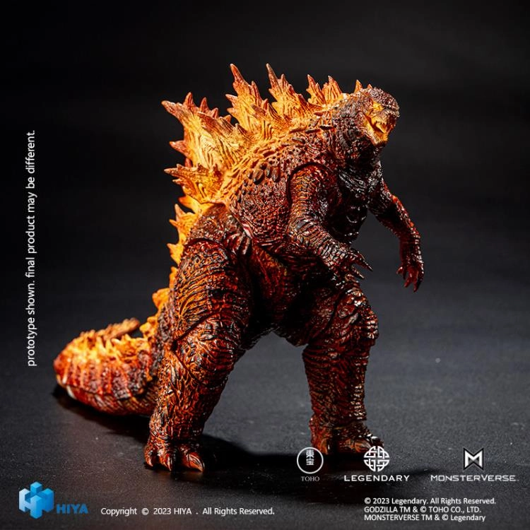 Hiya Toys 1/18 Godzilla: King of the Monsters Burning Godzilla Action Figure