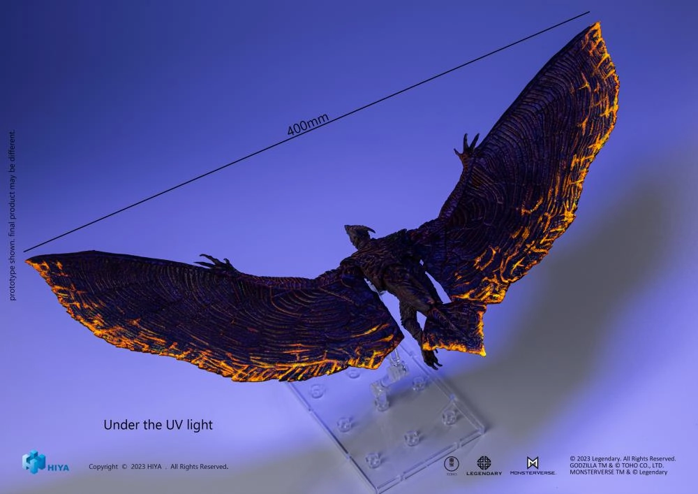 Hiya Toys 1/18 Godzilla: King of the Monsters PX Exclusive Rodan (Flameborn) Action Figure