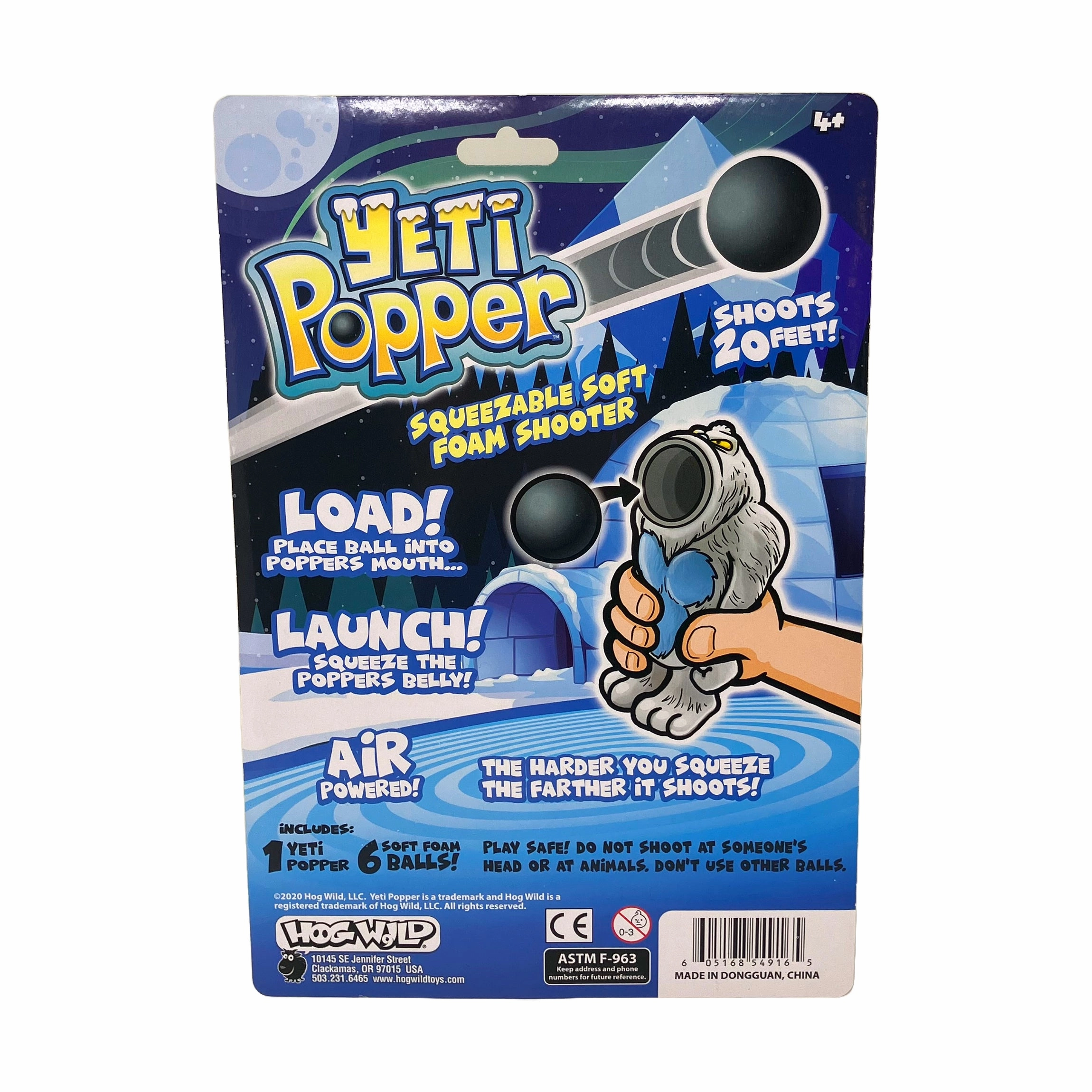 Hog Wild Yeti Popper Foam Ball Launcher